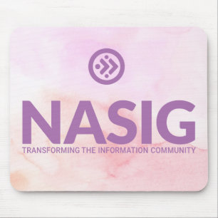 Tapis De Souris Logo violet du pavé souris
