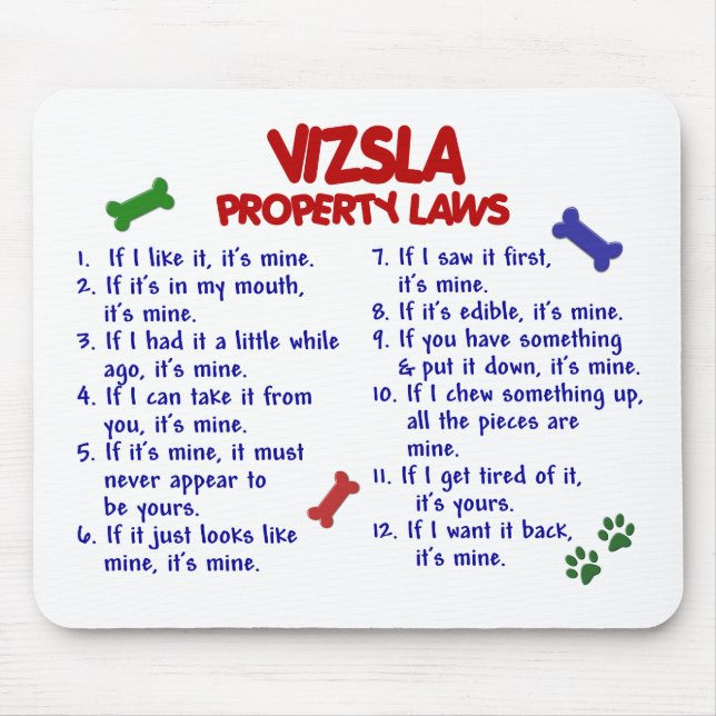 Tapis De Souris Lois 2 de propriété de VIZSLA (Devant)