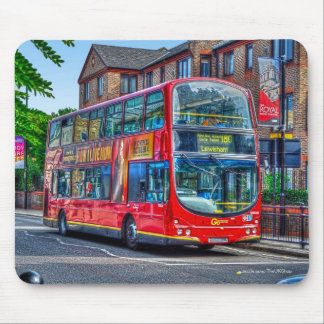 Tapis De Souris Londres à Lewisham Red Bus à deux étages UK