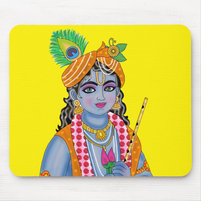 Tapis De Souris Lord Krishna Mouse Pad (Devant)