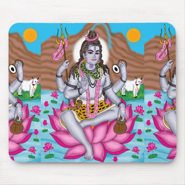 Tapis De Souris Lord Shiva Mouse Pad (Devant)