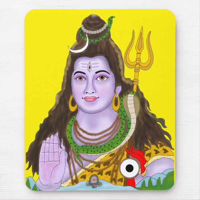 Tapis De Souris Lord Shiva Mouse Pad (Devant)