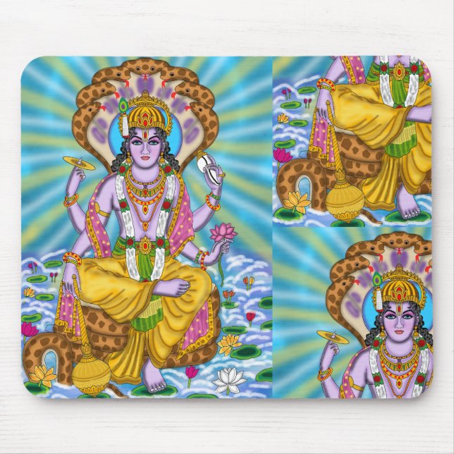 Tapis De Souris Lord Vishnu Pad (Devant)