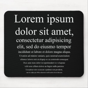 Tapis De Souris Lorem Ipsum