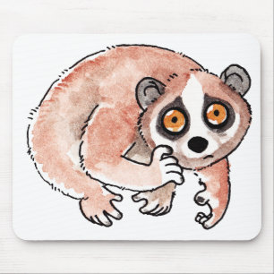 Tapis De Souris Loris lent Mousepad