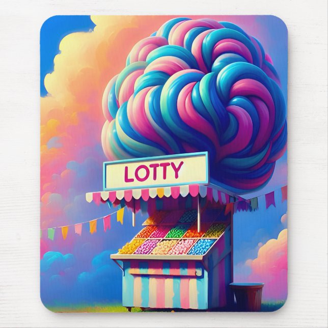 Tapis De Souris LOTTY ~ Magasin de bonbons ~ Mousepad (Devant)