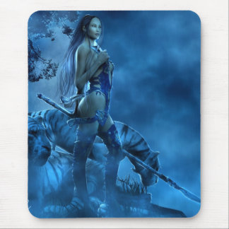 Tapis De Souris Lotus bleu