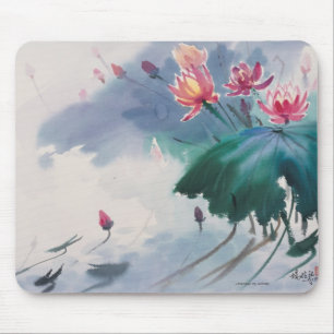 Tapis De Souris Lotus dans l'étang