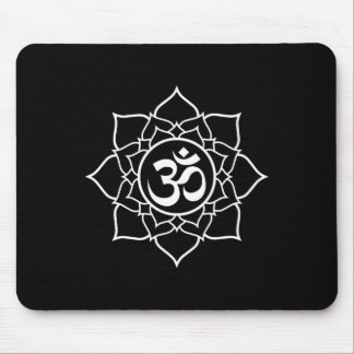 Tapis De Souris Lotus Ohm Om Symbole Yoga Débutants Méditation Des