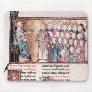 Tapis De Souris Louis X têtu donnant la charte à
