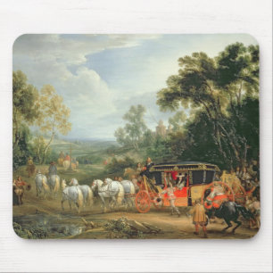 Tapis De Souris Louis XIV dans son car d'état