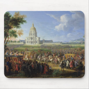 Tapis De Souris Louis XIV son entourage visitant Les Invalides