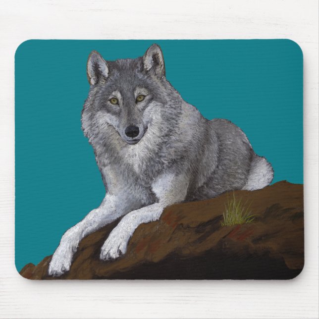 Tapis De Souris Loup (Devant)