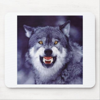 Tapis De Souris Loup de grondement
