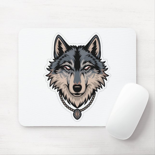 Tapis De Souris Loup de Jerry Garcia (Avec souris)
