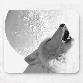 Tapis De Souris Loup d'hurlement