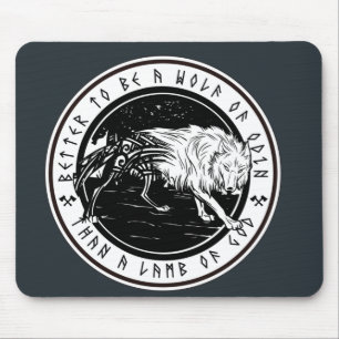 Tapis De Souris Loup d'Odin