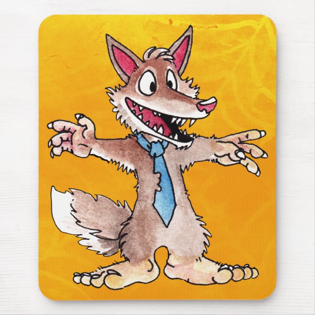 Tapis De Souris Loup-garou Mousepad (Devant)