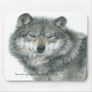 Tapis De Souris Loup Mousepad