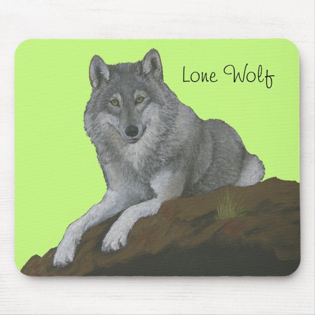 Tapis De Souris Loup solitaire (Devant)
