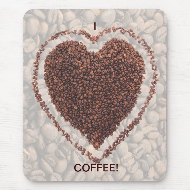 Tapis De Souris Love Coffee (Devant)