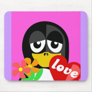TAPIS DE SOURIS LOVE PENGUIN