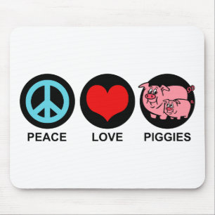 Tapis De Souris Love Piggies Mousepad