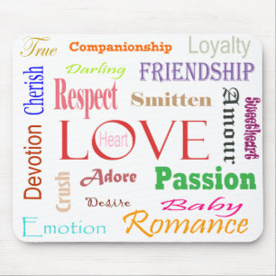 Tapis De Souris Love Synonyms par Shirley Taylor