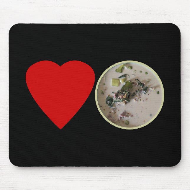 Tapis De Souris Love Thai Green Curry ... Thaïlande (Devant)