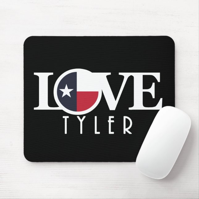 Tapis De Souris LOVE Tyler Texas (Avec souris)