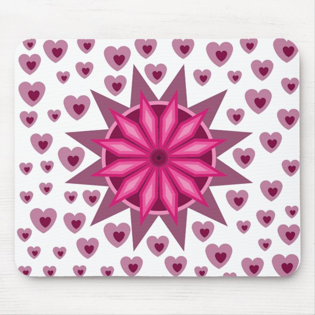TAPIS DE SOURIS LOVE VALENTINE, DON DE FÊTE D'ANNIVERSAIRE AVEC LE (Devant)