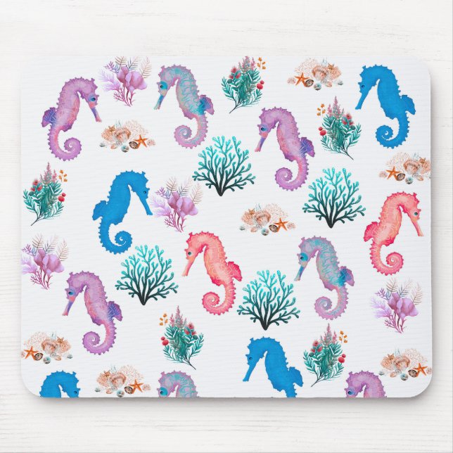 Tapis De Souris Lovely Seahorses (Devant)