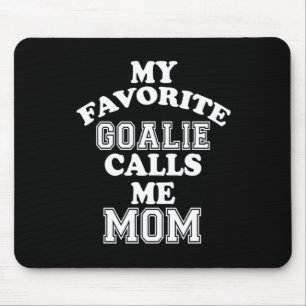Tapis De Souris Lover de hockey  Mon gardien préféré m'appelle 