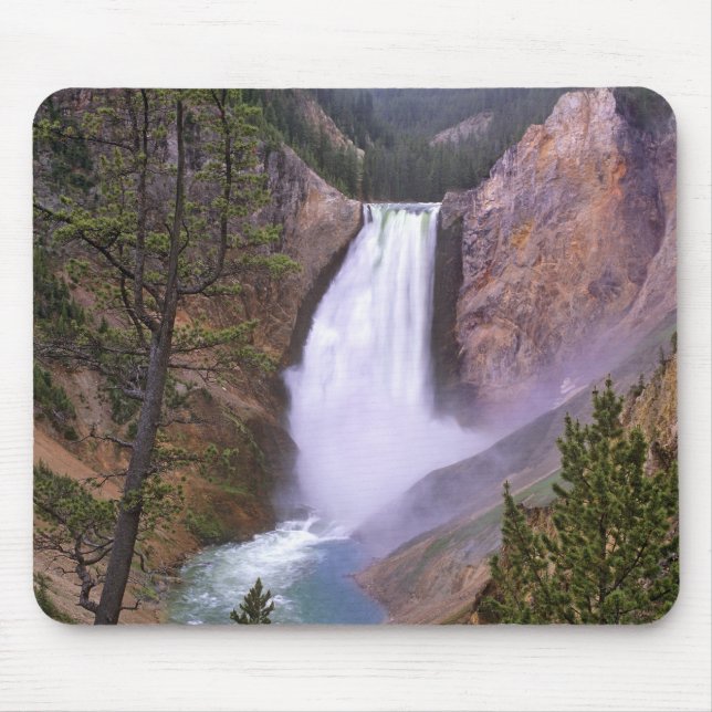 Tapis De Souris Lower Yellowstone Falls, Grand Canyon de (Devant)