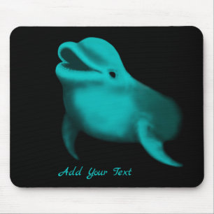 Tapis De Souris Lucky Dolphin - Ajouter votre texte