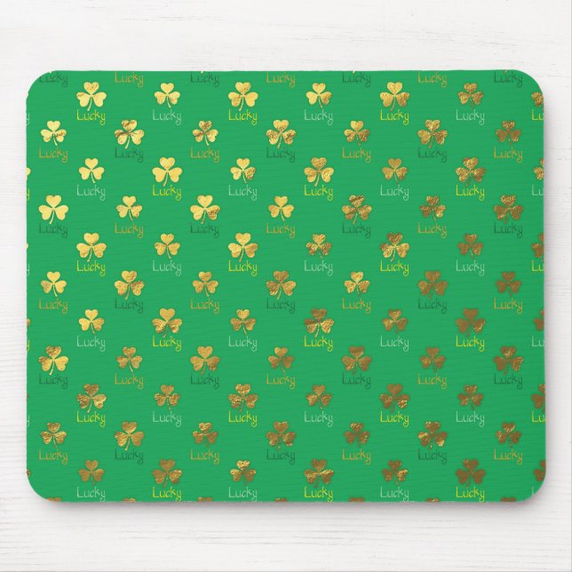 Tapis De Souris Lucky Shamrock Mousepad (Devant)