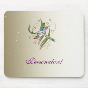 Tapis De Souris Lueur Mousepad de libellule