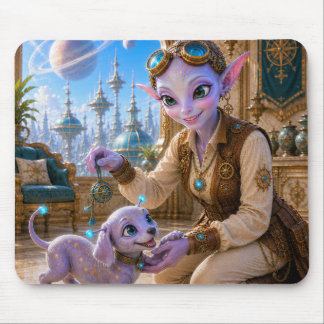 Tapis de souris Luma et son chiot cosmique