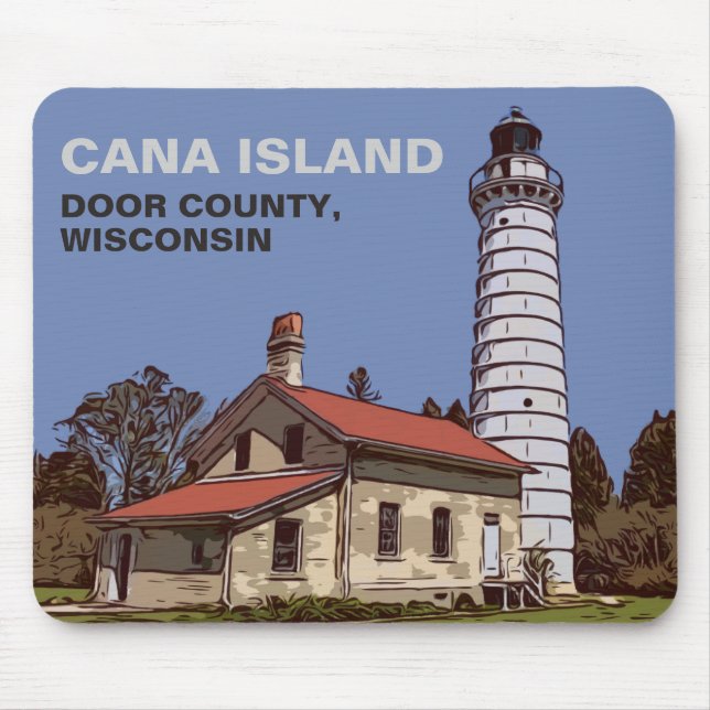 TAPIS DE SOURIS LUMIÈRE DE L'ÎLE CANA (Devant)