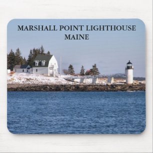 Tapis De Souris Lumière de Marshall Point, Port Clyde Maine