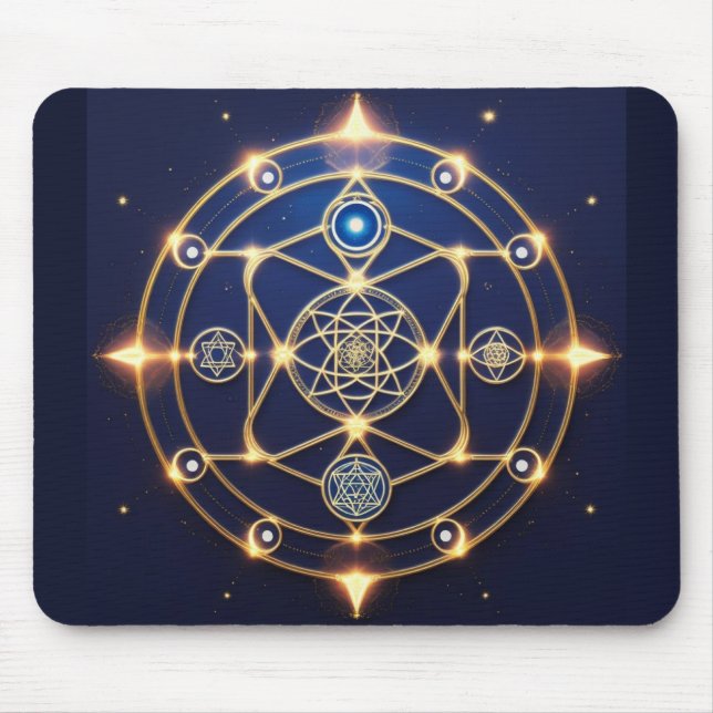 Tapis De Souris Lumière Divine – 5 : Énergie Universelle Illuminée (Devant)