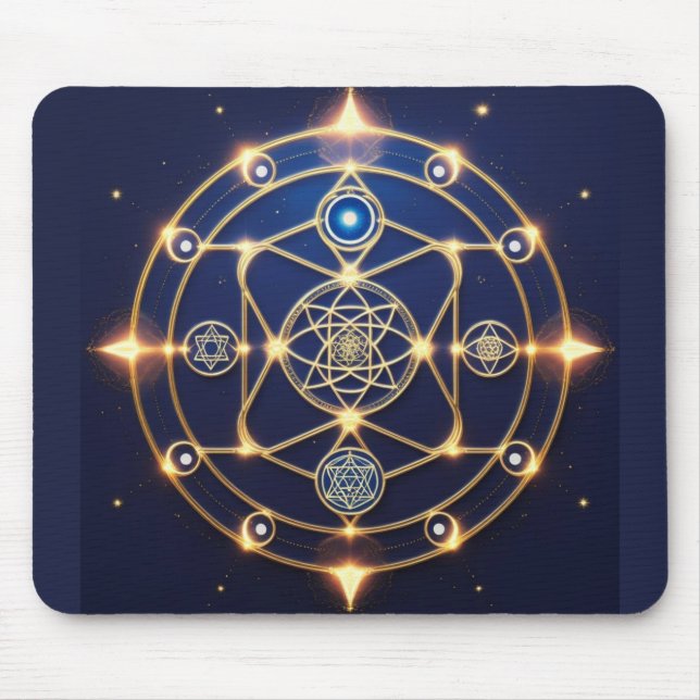 Tapis De Souris Lumière Divine – 5 : Énergie Universelle Illuminée (Devant)
