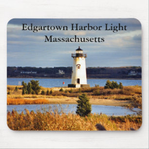 Tapis De Souris Lumière du port d'Edgartown, Massachusetts Mousepa