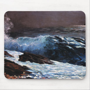 Tapis De Souris Lumière du soleil sur la côte, peinture d'art
