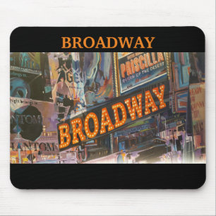 Tapis De Souris Lumières Broadway Neon