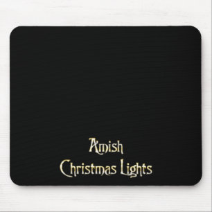 Tapis De Souris Lumières de Noël Amish