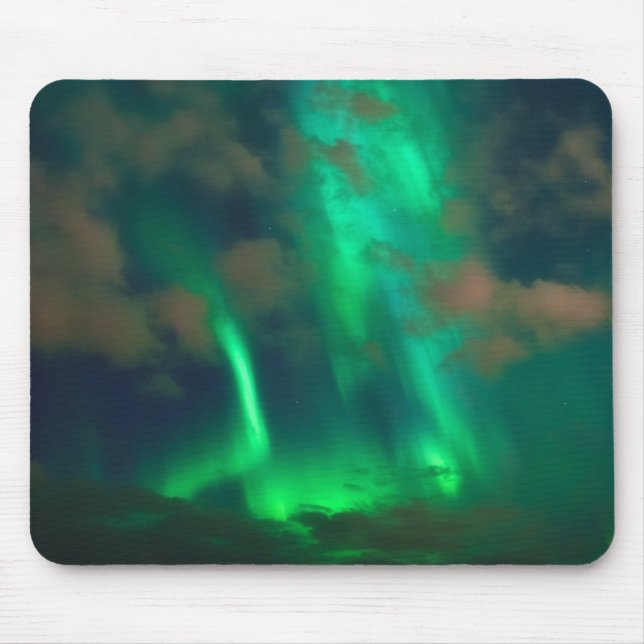 Tapis De Souris Lumières du nord, l'aurore Borealis (Devant)
