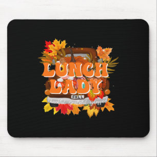 Tapis De Souris Lunch Lady School Cafeteria Travailleuse Équipe Ca