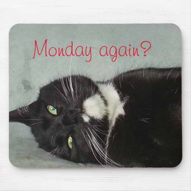 Tapis De Souris Lundi encore ? Mousepad (Devant)