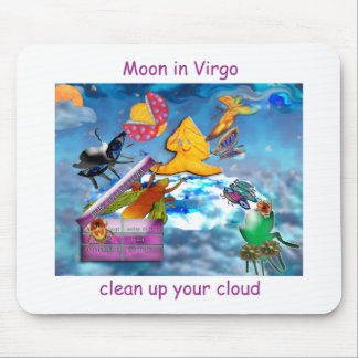 Tapis De Souris Lune dans la Vierge